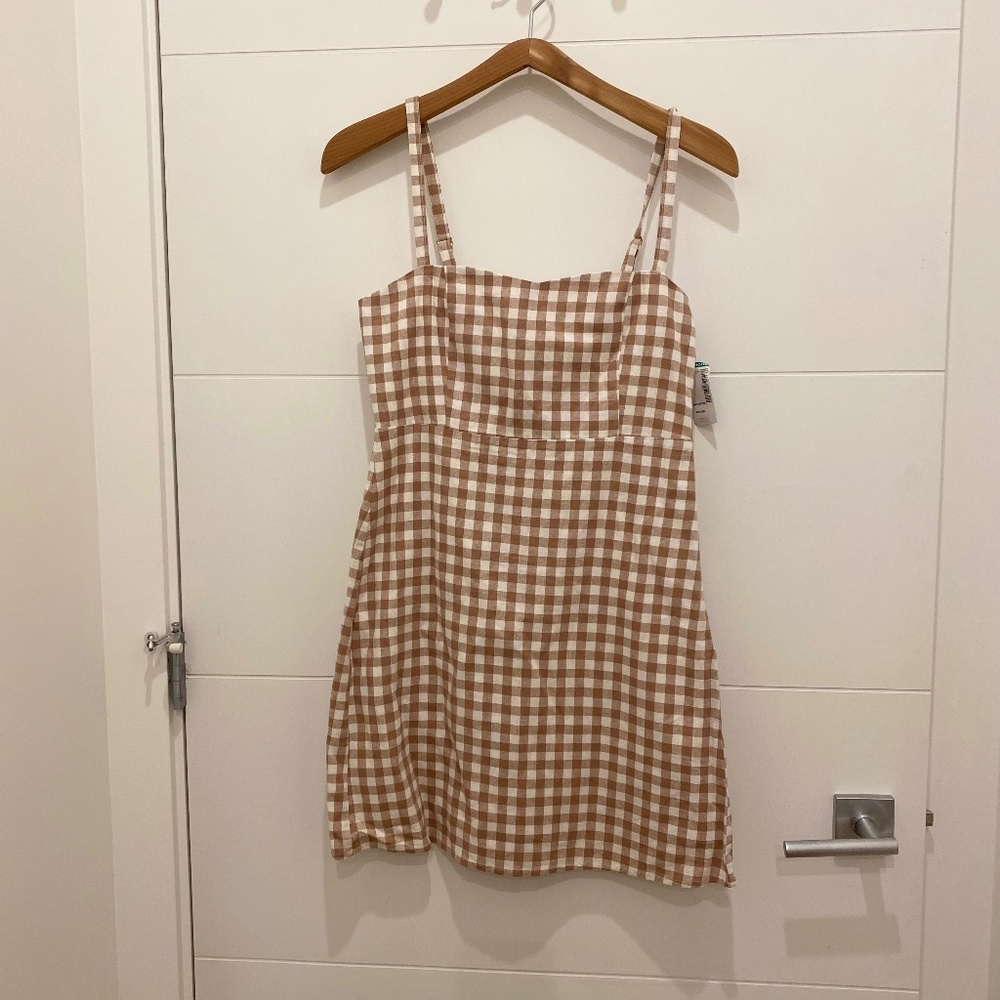 NWT - Simons Gingham Dress - S